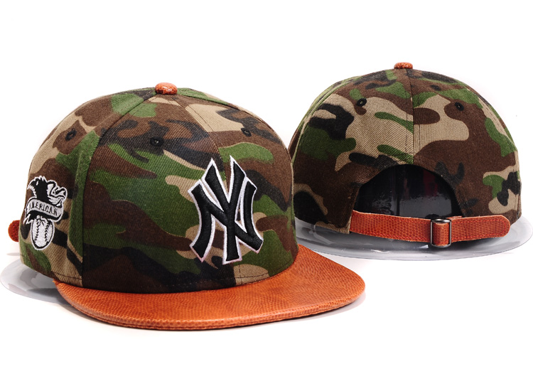 MLB New York Yankees NE Snapback Hat #59